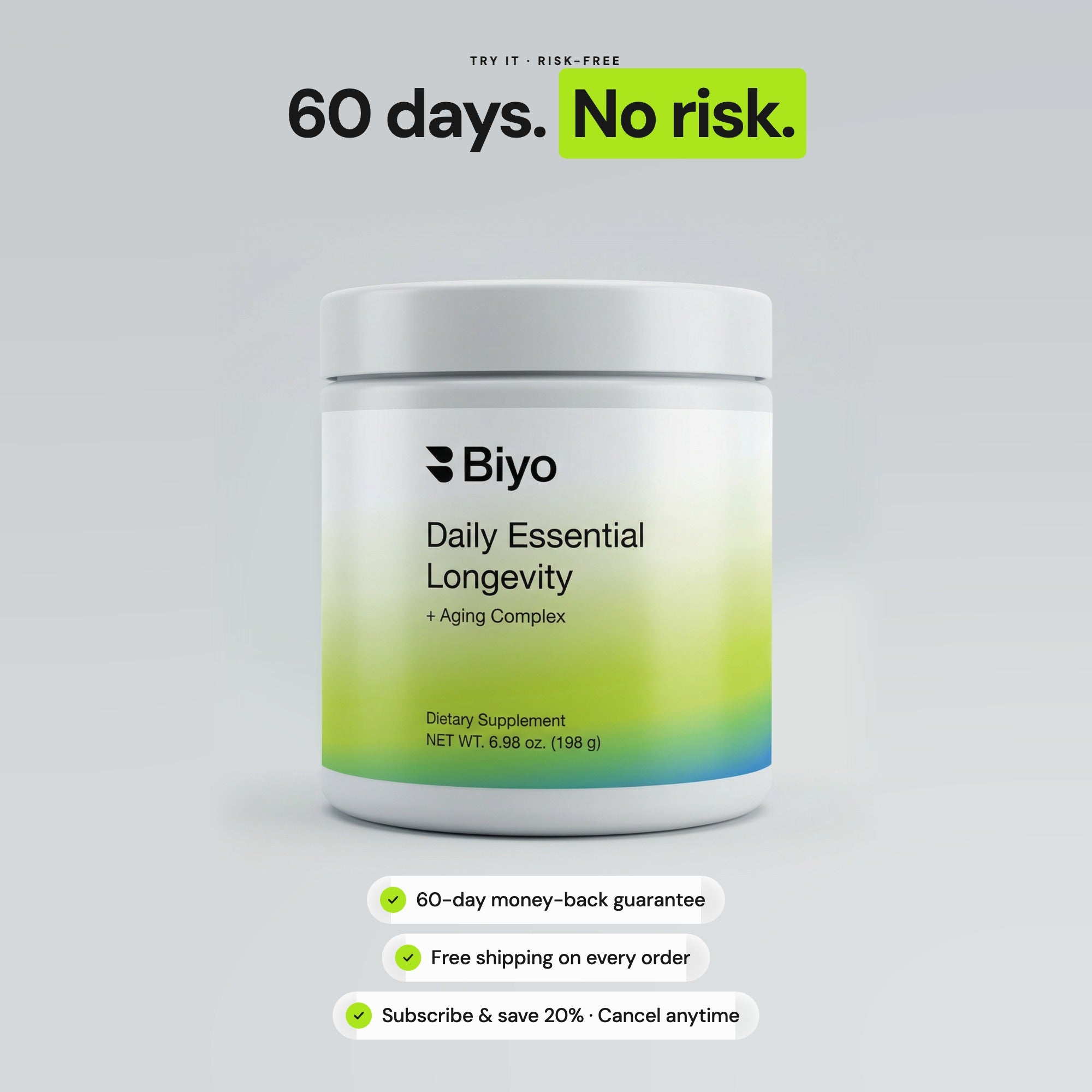 Daily Ultimate Longevity: All‑in‑One Supplement